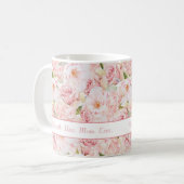 Rose Roses Meilleure Maman Jamais Nommé Café Mug (Devant gauche)