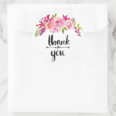 Rose roses merci sticker (Sac)