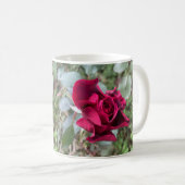 Rose rouge 15 Oz Café Mug (Devant droit)