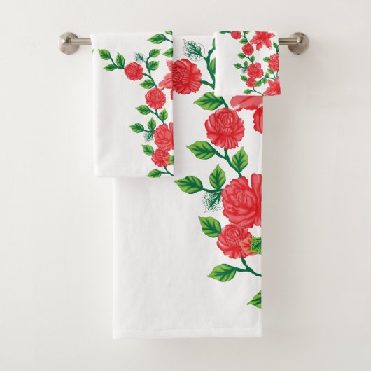Rose rouge avec pétales détaillés, représenté dans (En situation)