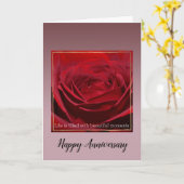 Rose rouge belle carte des moments (Fleur jaune)