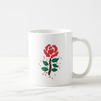 ROSE ROUGE BLANC 11 OZ MUG