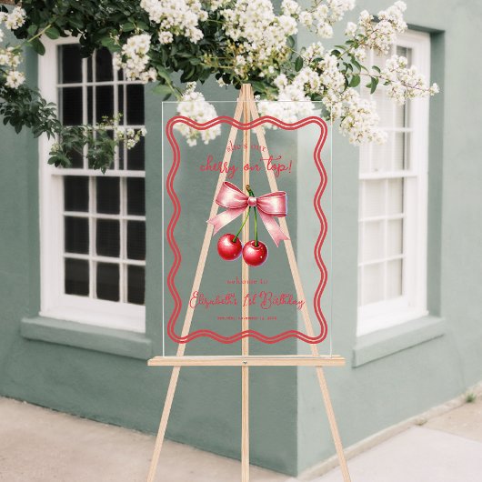 Rose Rouge Coquette Cerise 1er Anniversaire Bienve