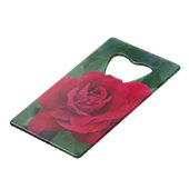 Rose rouge de près (Dos Angle)