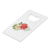 Rose rouge et marguerites (Dos Angle)