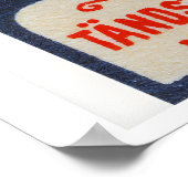 Rose Rouge - Impression Boîte d'Allumettes - Suède (Coin)