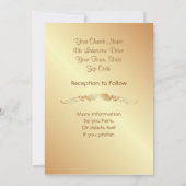 Rose Rouge - Invitation de Mariage (Dos)