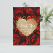 Rose rouge Mariage Merci (Debout devant)