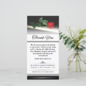 Rose rouge Merci sur piano - Les mots ne peuvent p (Debout devant)