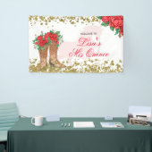 Rose rouge mexicain Mis Quince Grande bannière (Salon professionnel)