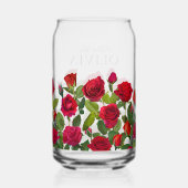 Rose Rouge Moderne Minimaliste Je T'Aime (Verso)
