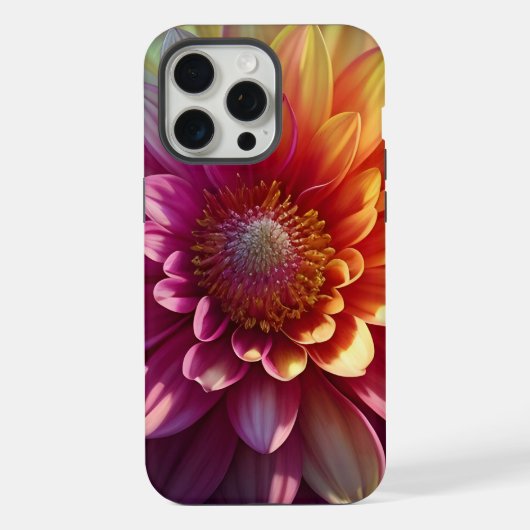 Rose Rouge Orange Jaune Violet Dahlia Fleur (Verso)