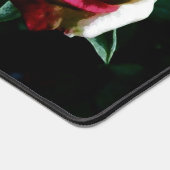 Rose rouge peinte à l'huile (Coin)