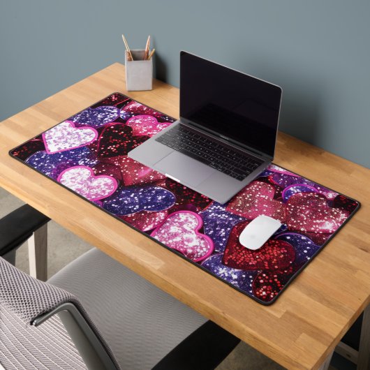 ROSE ROUGE POURPLE PARTIES SCINTILLANT REGARDER LE (Bureau 2)