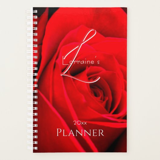Rose rouge romantique (Devant)
