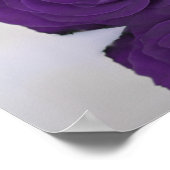 Rose royal pourpre 9 Tableau Mariage Siège (Coin)