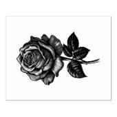 Rose Rubberstempel (Afrduk)