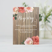 Rose rustique | Cartes d'insertion de Fête des mar (Debout devant)