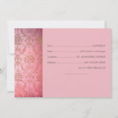 ROSE RUSTIQUE - Enregistrer la carte de date à pla (Dos)