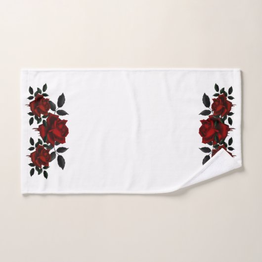 Rose sanguin (Serviette à main)