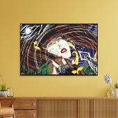 Rose Sara à l'étang Imprimantes en toile Stretched (Insitu(Salon))