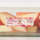 Rose savon imperméable et cosmétique étiquettes (Apposé)