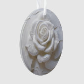 Rose Sculptée - Blanc sur Blanc (devant)