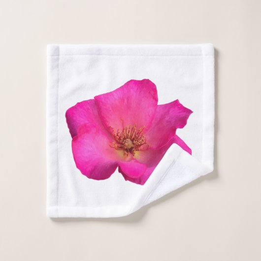 Rose senti (Gant de toilette)