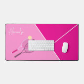 Rose Simple Tennis Moderne Pastel (Clavier et souris)
