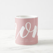 Rose | Simple Typographie Maman EST. Mug (Centre)