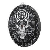Rose Skull Dart Board Dartbord (Voorkant Rechts)