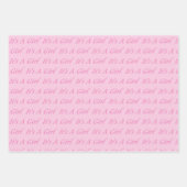 Rose Son Papier Enveloppant Fille (Devant)