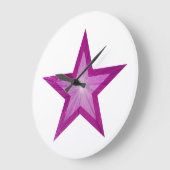 rose Star horloge blanc (Angle)