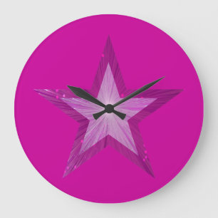 rose Star horloge ronde