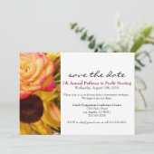 Rose Sunflower Corporate Event Invitation (Debout devant)
