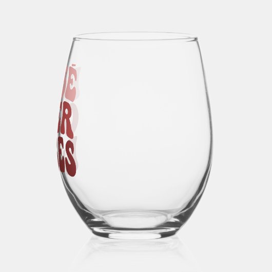 Rose sur Roses Verre sans pierre (Gauche)