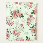 Rose sur Vert Vintage Floral (Dos)