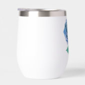 Rose surdimensionné stylisé - bleu Icy (Droite)