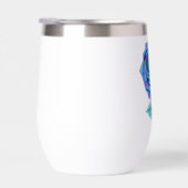 Rose surdimensionné stylisé - Indigo (Droite)