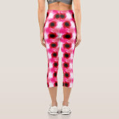 Rose Swirls Capri Leggings (Verso)