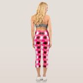 Rose Swirls Capri Leggings (Verso)
