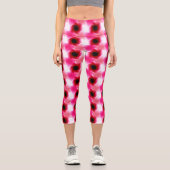 Rose Swirls Capri Leggings (Recto)