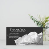 Rose Sympathy Merci Carte photo (Debout devant)