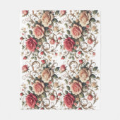 Rose Symphony Fleece Deken (Voorkant)