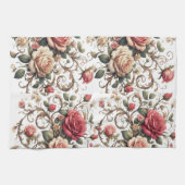 Rose Symphony Theedoek (Horizontaal)