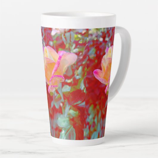 Rose Tall Latte Mug (Angle droit)