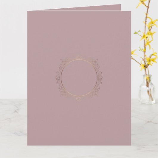 Rose tendance Gold Custom Elegant Blank Modèle (Fleur jaune)