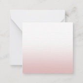 Rose tendance Gold Modèle manuscrit Nom du script (Dos)