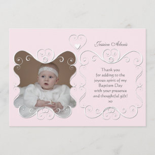 Rose tendre de Merci de photo de coeur