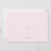 Rose tendre de Merci de photo de coeur (Dos)